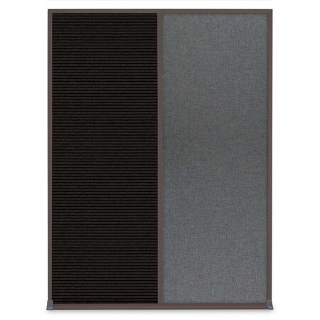 United Visual Products Single Door Radius Plus Corkboard, 24"X, UV8001PLUS-WHITE-PEARL UV8001PLUS-WHITE-PEARL